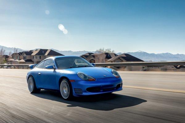 Matte Wrapped Porsche 911