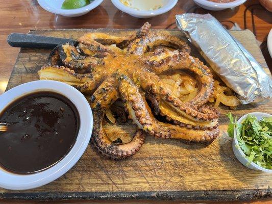 Grilled octopus