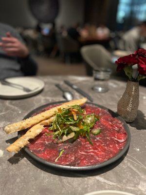 Beef carpaccio