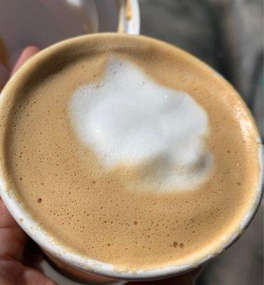 Perfect dry cappuccino