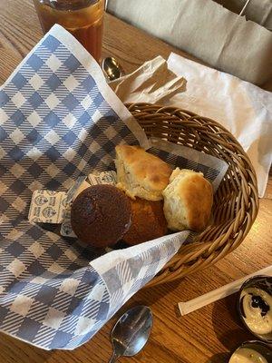 Cornbread and Biscuits