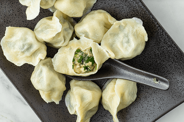 Chive dumplings