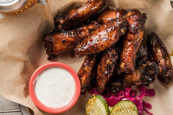 Pepsi-Cola Glazed Smoked Wings