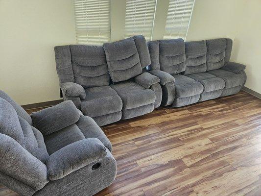 My couches after the clean drying.