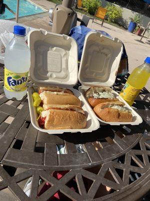 Philly Cheesesteak and Chicken Parmesan