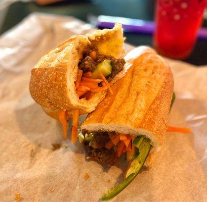 Beef banh mi