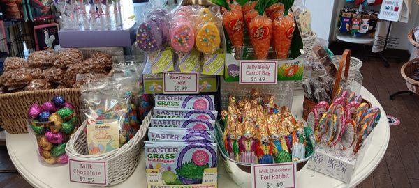 I love the fun assortment of easter goodies.