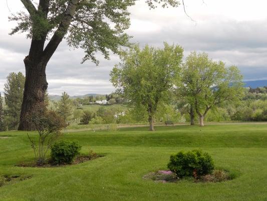 grounds and view from side of house