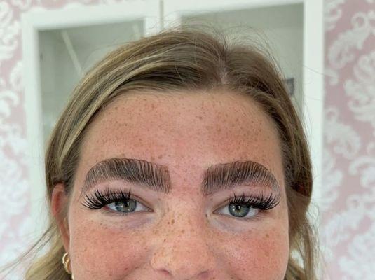 God awful brows.