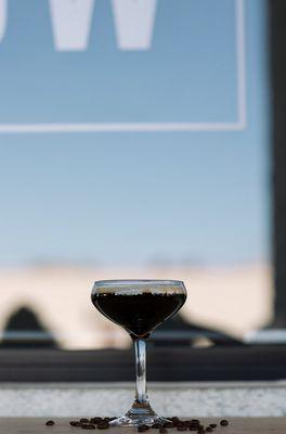 Espresso Martini at Sunset