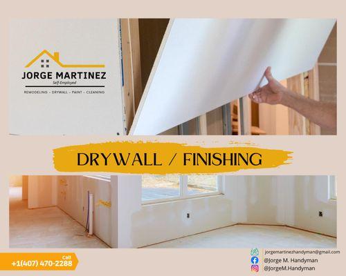 HOUSE REMODELING
DRYWALL REPAIRS 

Contact us!
We are here to serve you!
+(407) 470-2288
+(321) 288-0108