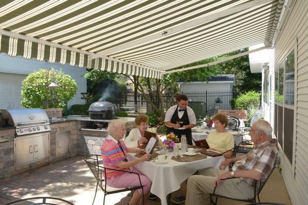 Main Dining Patio at The Birches