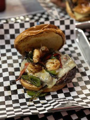 Shorty's Grilled Shrimp Burger Special