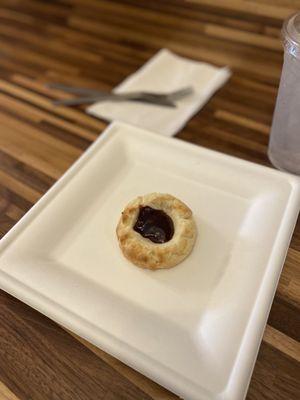 Jam thumbprint cookie!