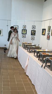 Wedding catering at Athens Botanical Gardens