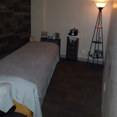 Massage room. Nice and peaceful.