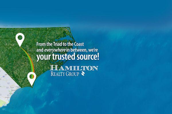 Your TRUSTED resource from the Triad to the Coast!  http://www.hamiltonrealtygroupnc.com/ *910.218.1300