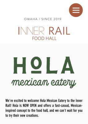 Hola Mexican at Inner Rail (Aksarben Village)