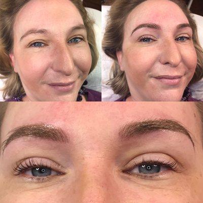 Microblade & Shaded Brows What a difference brows make!