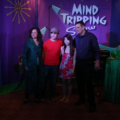 Taking pictures with our guests after the show.