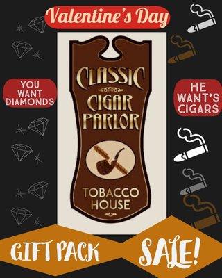 She wants Diamonds...He wants Cigars!!