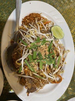 pad thai beef