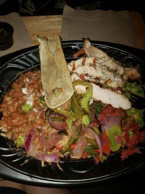 chicken fajitas