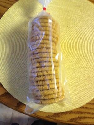 25 almond cookies for $1. Yum!