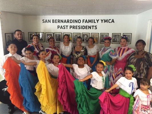 The San Bernardino YMCA offers ballet folklorico class for kids and teens