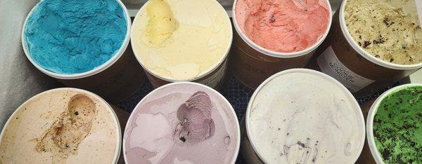 10 flavors of cedar crest icecream