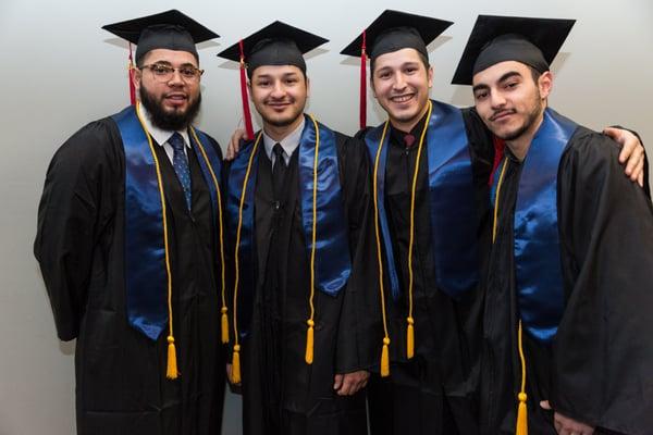 Surgical Technology Graduates celebrate backstage!