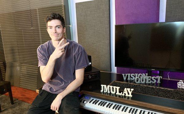 James Mullany (J. Mulay) records new music at VisionQuest Sound.