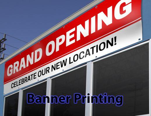 Banner printing. Low Pricing with quick turnarounds!