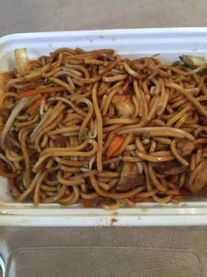 Combination lo mein.