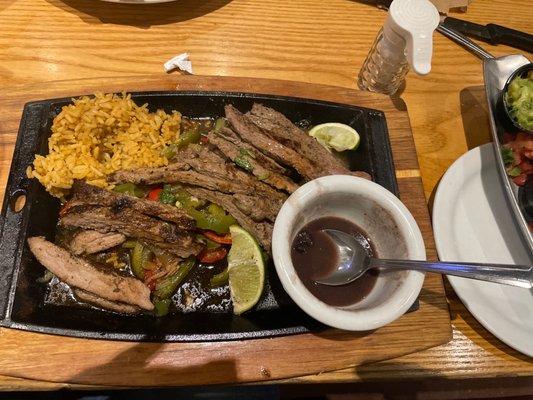 Steak fajitas