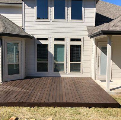 Finished product. Customers were pleased with the way the deck came out.