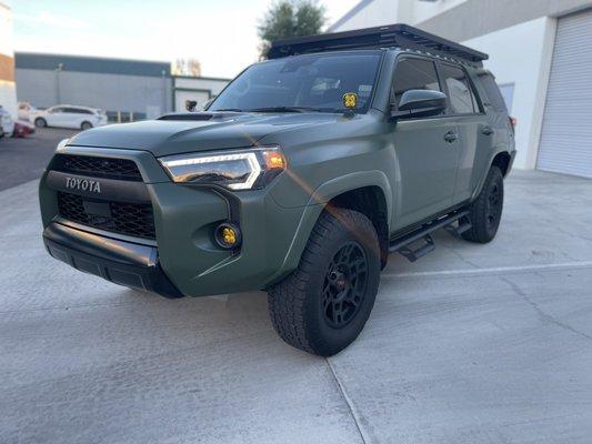 Complete Stealth Paint protection on 4runner