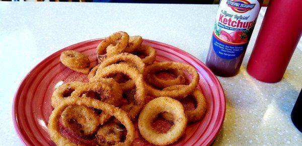 Love their onion rings, pro tip give their ketchup a try instead of regular.