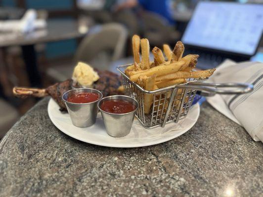 Cowboy Ribeye & Fries