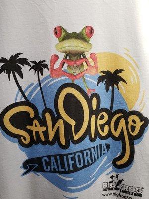 Big Frog loves San Diego free promo shirt