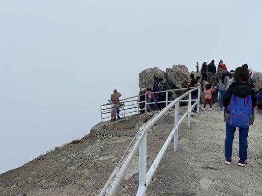 Some park of the hike get crowded but it's not so bad.