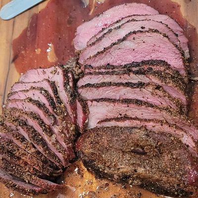 Smoked Tri Tip Reverse seared