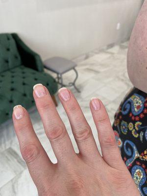 Gel manicure for wedding, still looks great over a week later!