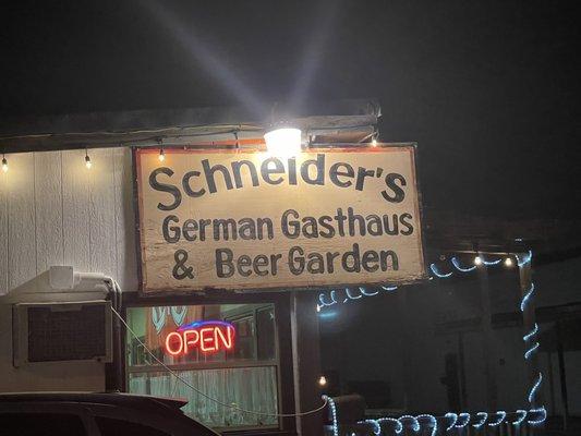 Schneider's German beer garden