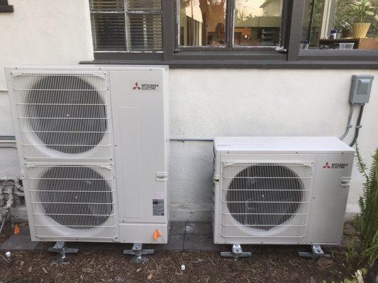 High end mini split air conditioning condensing system