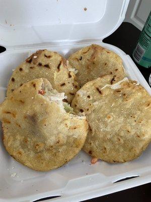 Marinated pork Gorditas