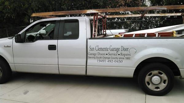 This is my current truck, seeing any other truck show up at your door means you DO NOT have SC Garage Door as your service provider