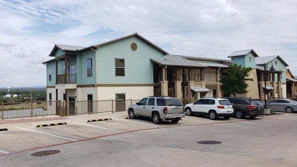 One of the resort buildings