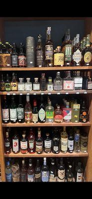 Top of the shelf is the whiskey, scotch , rye ( call it what you want)