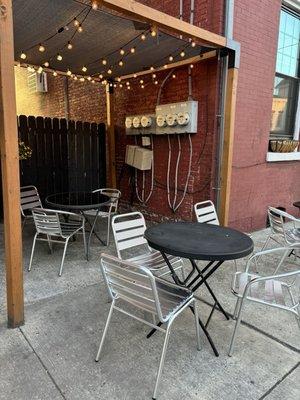 Outdoor seating